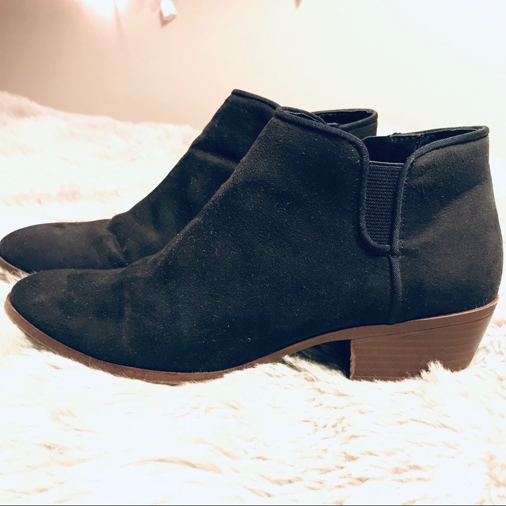 Suede Ankle Booties